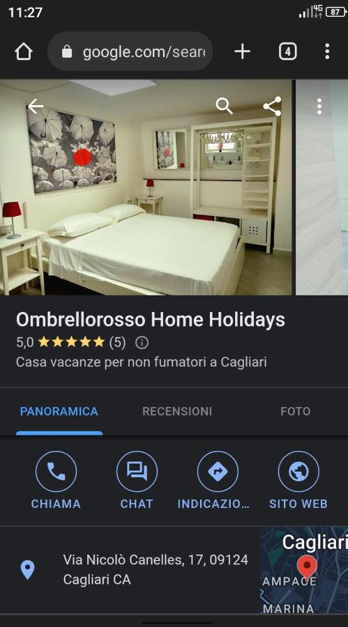 Ombrellorosso Apartment Каляри Екстериор снимка